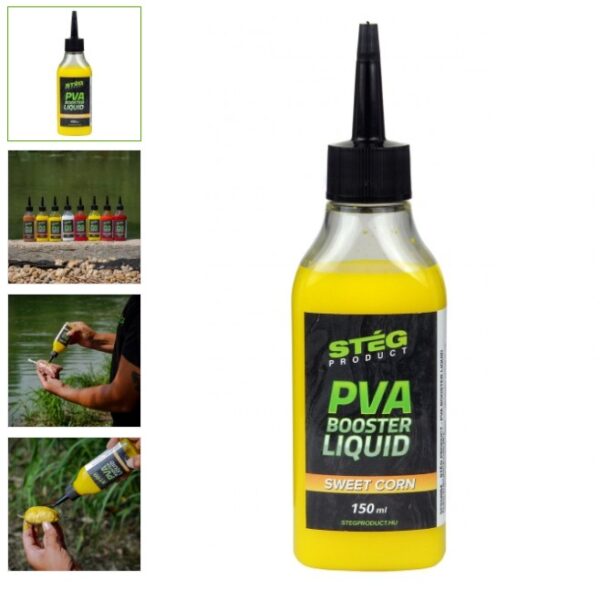 Steg PVA Booster Liquid 150ml Sweet Corn