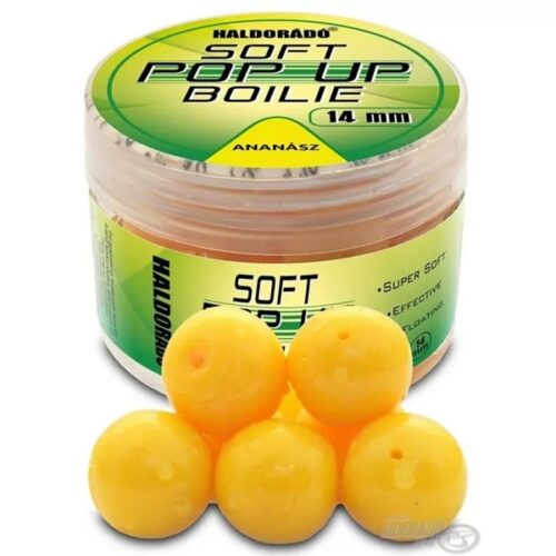 HALDORÁDÓ Super Soft Pop Up Boilie 14 mm Ananas