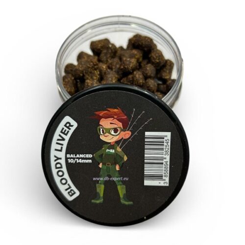 BOILIE ACADEMY Bloody Liver Balanced 10-14mm - najbolji šaranski mamci