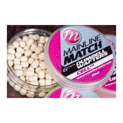 Mainline Match Dumbell Wafters 6mm White Cell