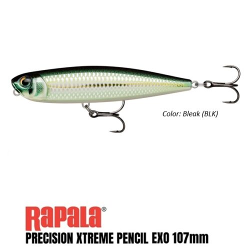 RAPALA Precision Xtreme Pencil Exo RXPRE107 BLK