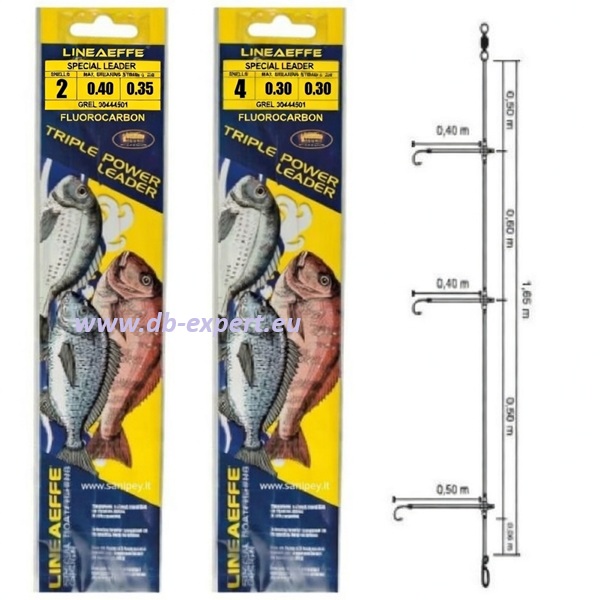 LINEAEFFE Triple Power Leader Fluorocarbon