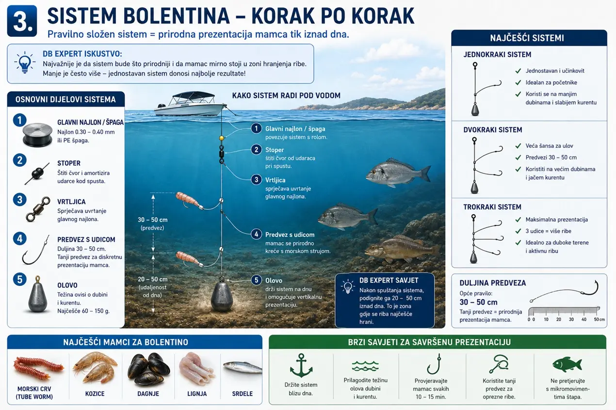 pravilna izrada bolentino sistema