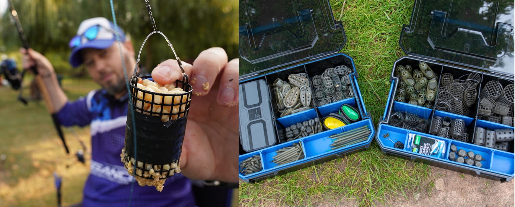 Različite feeder hranilice i feeder pribor za precizan feeder ribolov