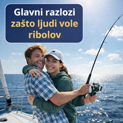 Ljubavni trenutak uz ribolov na moru - glavni razlozi zašto ljudi vole ribolov