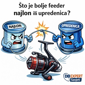 što je bolje feeder najlon ili upredenica db expert savjeti