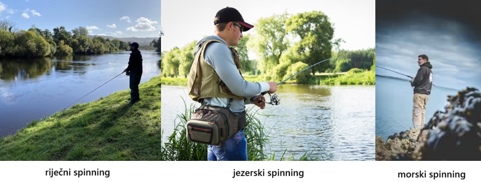 Spin ribolov – riječni spinning, jezerski spinning i morski spinning s obale
