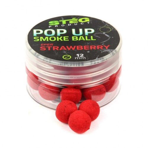 STEG Product Pop Up Smoke Ball 12mm Strawberry - poila sa dimnim efektom jagode