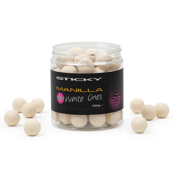 Sticky Baits Manilla White Ones 12mm
