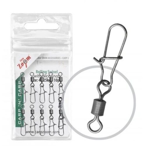 CARP ZOOM Rolling Swivel with Nice Snap