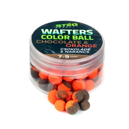 STEG Product color ball wafter 7-9mm chooco&orange - wafter čokolada naranča