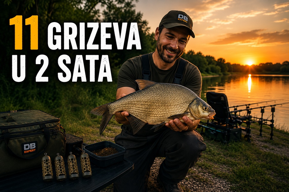 11 grizeva u 2 sata popodnevnog feeder ribolova