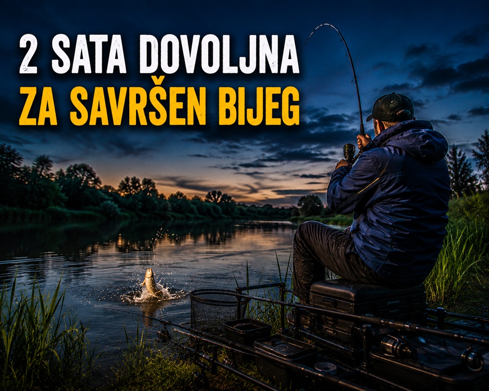 da li su 2 sata dovoljna za savršeno popodne feeder ribolov