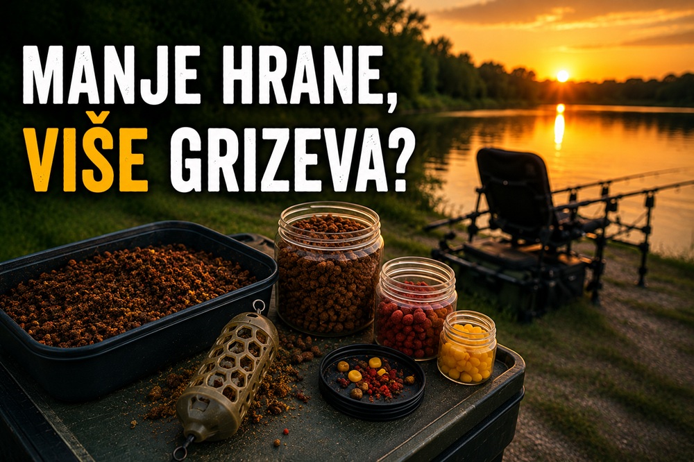 koliko treba prihrane za uspješan popodnevni feeder ribolov