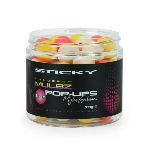 STICKY BAITS Mulbz Fluoro Pop-Ups 14 mm AROMA MULBERRY (DUD)